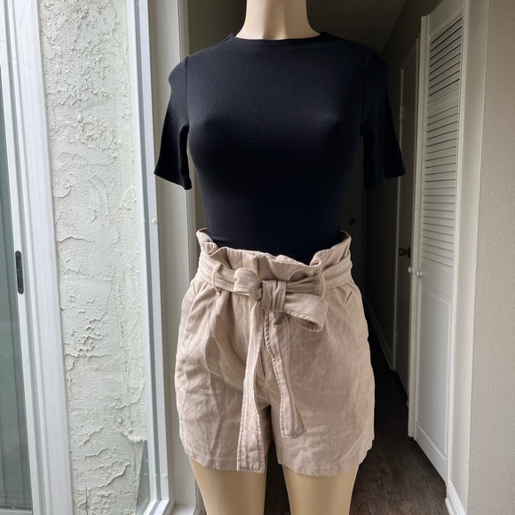 Express Tops - Black bead bodysuit & Express shorts outfit